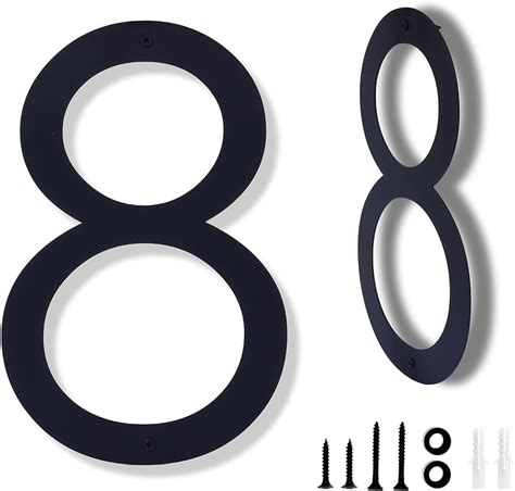 exterior metal house numbers|12 inch house numbers.